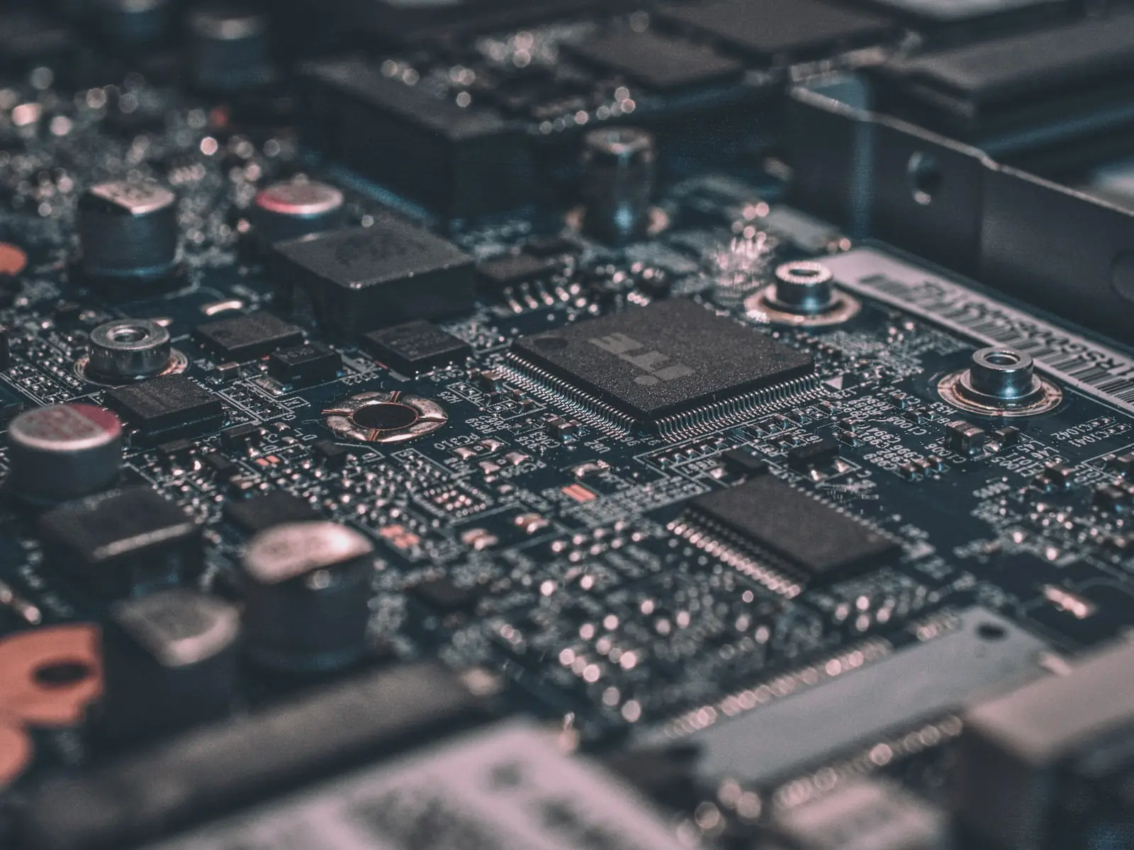 Close-up of a circuit board